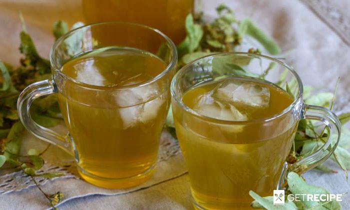 Photo of Холодный зеленый чай с липой и медом.