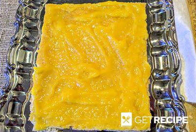 Миндальный торт с апельсиновым и творожным кремом (2-й рецепт)