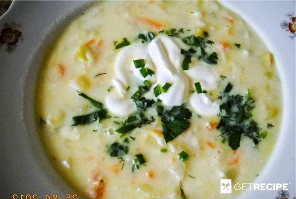 Суп молочный из молодой капусты (2-й рецепт)