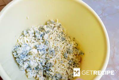 Пирог с курицей, брокколи и сыром с голубой плесенью (2-й рецепт)
