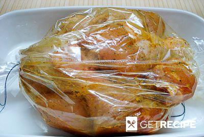 Куриные ножки с картофельным пюре в мешочке их теста (2-й рецепт)