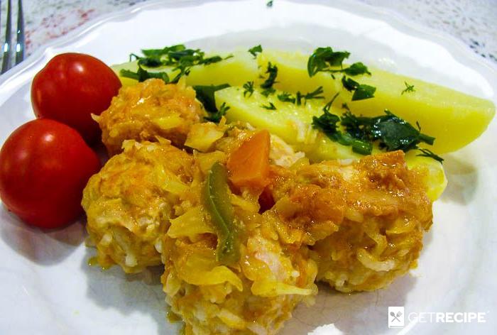 Photo of Тефтели с рисом и овощной подливкой (2-й рецепт)