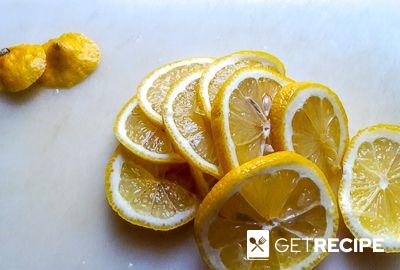 Морской окунь в духовке с овощами и лимонами (2-й рецепт)