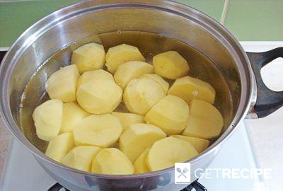 Картофельные клецки на овощной подушке