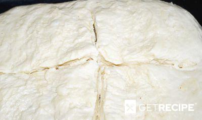 Домашний белый хлеб в тосканском стиле.