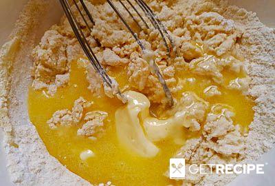 Нежный яблочный пирог на тесте из манки с йогуртом (2-й рецепт)
