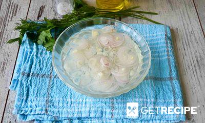 Салат из индейки с луком (2-й рецепт)