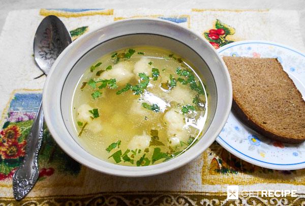 Photo of Куриный суп с клецками.