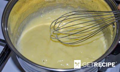 Пирог из слоеного теста с джемом и заварным кремом (2-й рецепт)