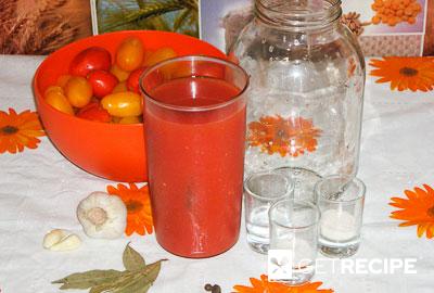 Помидоры в томатном соке (2-й рецепт)