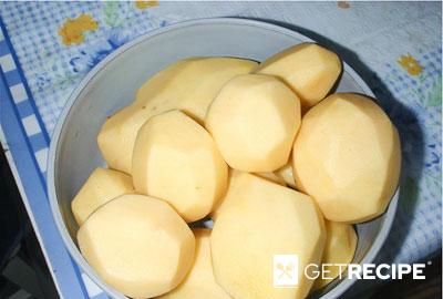 Куриные желудочки с картофельной соломкой (2-й рецепт)