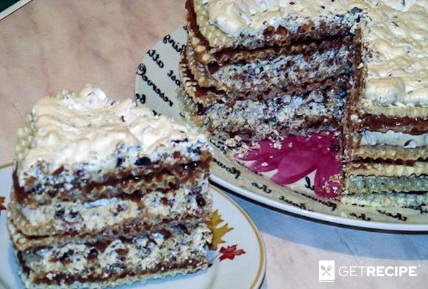 Photo of Вафельный тортик с безе.