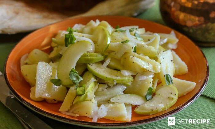 Photo of Еврейский салат из картофеля с яблоками