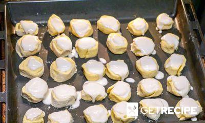 Печенье из плавленых сырков с шапочкой из безе (2-й рецепт)