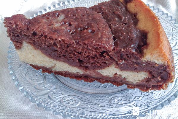 Творожно-шоколадный пирог в мультиварке