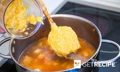 Суп корн чаудер с жареным беконом и кукурузой (Corn Chowder)