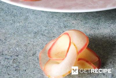 Творожная запеканка с яблочными розочками (2-й рецепт)