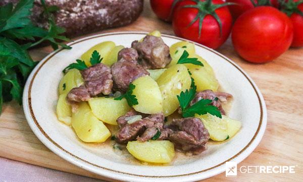 Photo of Душенина из баранины (тушеное мясо с картошкой).