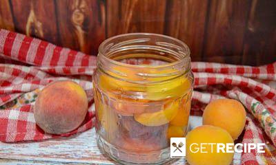 Компот из персиков и абрикосов на зиму (2-й рецепт)