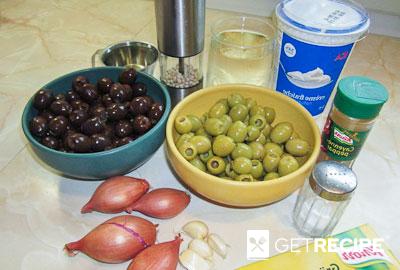 Суп-крем из маслин и оливок (2-й рецепт)
