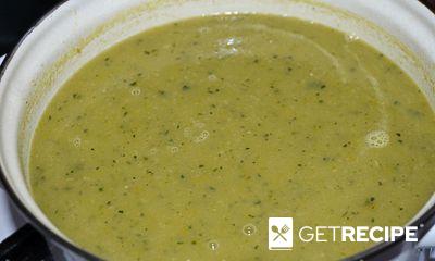 Суп-пюре из кабачков и стручковой фасоли (2-й рецепт)