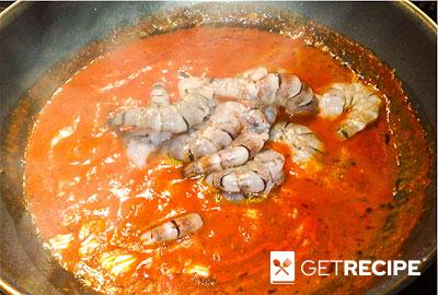 Креветки в томатном соусе с пармезаном (2-й рецепт)