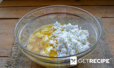 Творожная запеканка с сыром, сосисками и оливками (2-й рецепт)