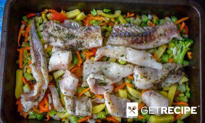 Рыба с овощами в духовке (2-й рецепт)