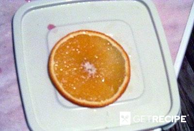 Розы из яблок и апельсинов для украшения торта (2-й рецепт)