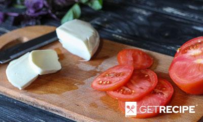 Теплый салат с баклажаном и сыром моцарелла (2-й рецепт)