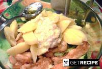 Салат из рыбы пангасиус с хреном (2-й рецепт)