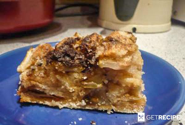 Photo of Насыпной яблочный пирог (2-й рецепт)