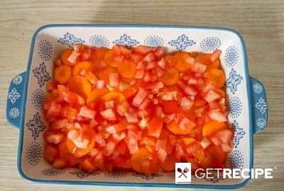 Запеченные овощи с фаршем и булгуром (2-й рецепт)