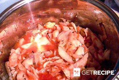 Тушеная капуста с томатной пастой (2-й рецепт)