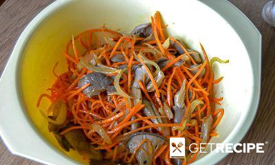 Маринованные вешенки с морковью по-корейски (2-й рецепт)