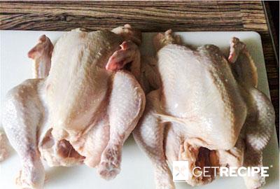 Цыплята, фаршированные под кожу (2-й рецепт)