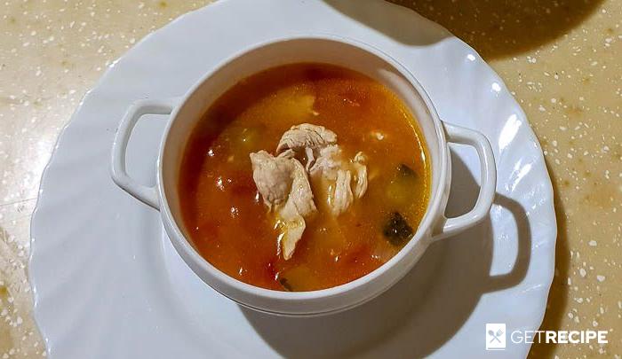 Photo of Густой суп из индейки с солеными огурцами