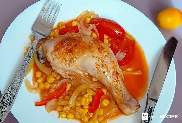 Photo of Острые куриные ножки с овощами и кукурузой по-мексикански (2-й рецепт)