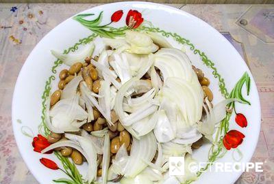 Салат с фасолью и мясом (2-й рецепт)