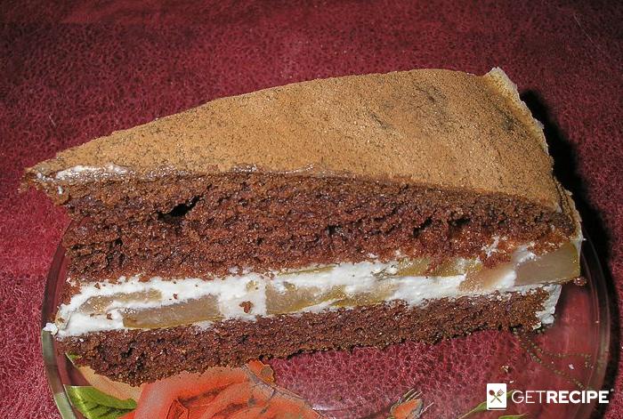 Photo of Шоколадный торт с кремом-суфле и грушами «Грушевое наслажденье».