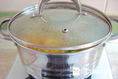 Суп из красной чечевицы с копченостями за 10 минут (2-й рецепт)