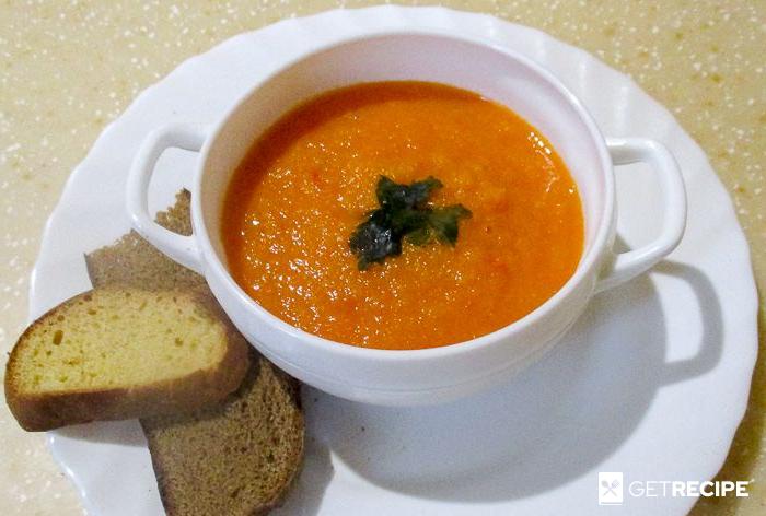 Photo of Суп-пюре из тыквы с томатами.