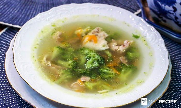Photo of Куриный суп с брокколи и сельдереем