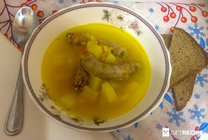 Photo of Гороховый суп с куриными шейками.