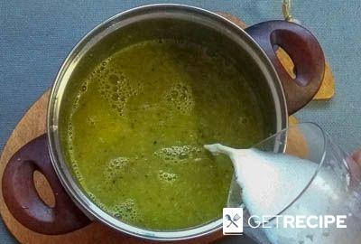 Суп-пюре из зелёного сладкого перца и сельдерея