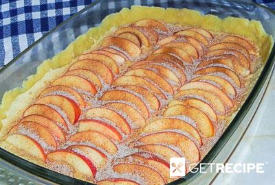 Яблочно-миндальный пирог