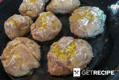 Куриные котлеты в панировке с сырной посыпкой (2-й рецепт)