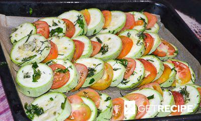 Кабачки с помидорами в духовке (2-й рецепт)