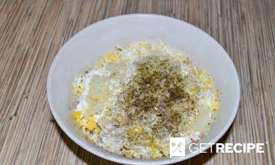 Закуска из печени трески с рисом «Шарики» (2-й рецепт)