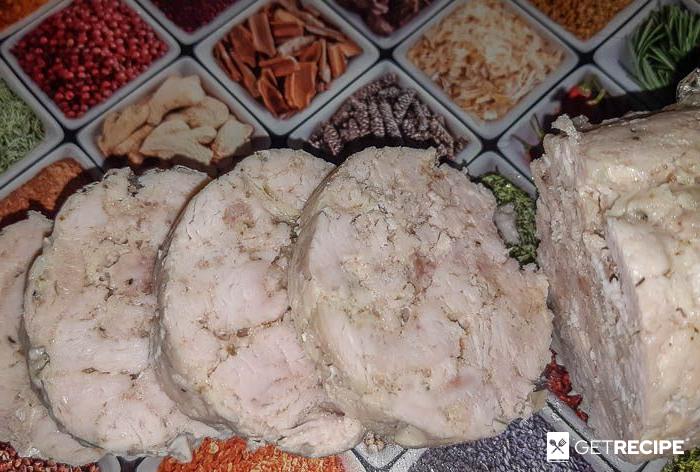 Photo of Домашняя вареная колбаса из курицы (2-й рецепт)